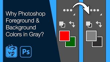 Why Photoshop Foreground & Background Colors in Gray?