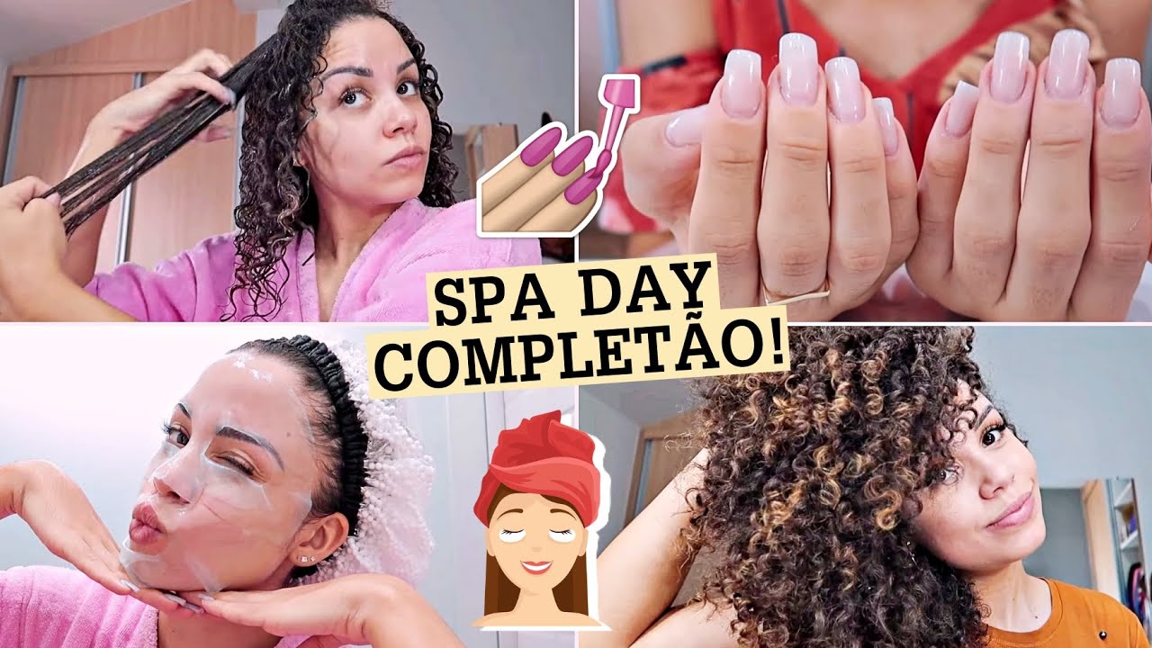FIZ UM SPA DAY CASEIRO: MINHA ROTINA DE BELEZA!