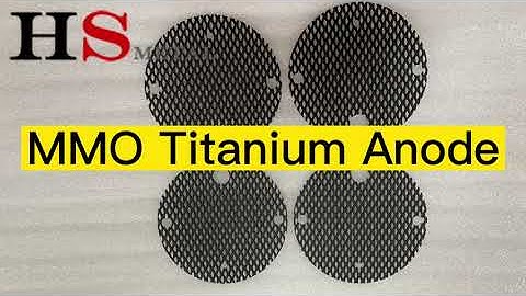 MMO Titanium Anode for Sodium Hypochlorite Generator Mass Production