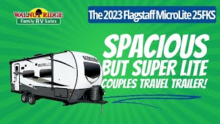 2023 Flagstaff MicroLite 25FKS | Spacious But SUPER Lite Couples Travel Trailer!