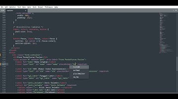 Coding pembuatan FROM PENDAFTARAN PASIEN  (HTML) ❤️‍🔥🤩