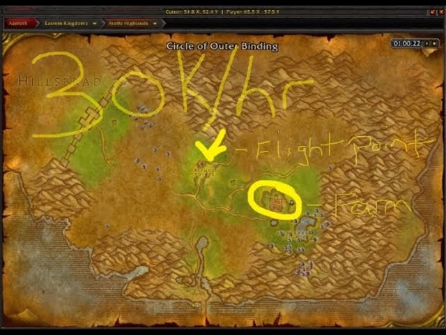 Wow Classic Mage Aoe leveling guide! Arathi Highlands Peon Farm lvls 32-38.  30k+ xp/hr! - YouTube