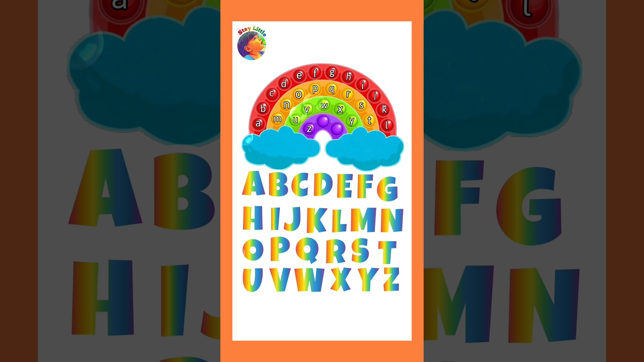 abc rainbow song | learn abc small and capital letters | small and capital letters abc