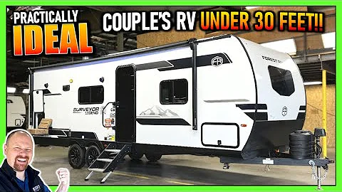 They just NAILED IT with this RV! 2025 Surveyor 252RBLE ½ Ton Couple's Camping Travel Trailer