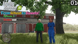 Farming Simulator 25 Co Op Let's Play Ep 1 No Land, No Equipment, No Loans – Starting from Scratch!