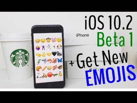 iOS 10.2 베타 1 + 새로운 이모티콘을 얻는 방법