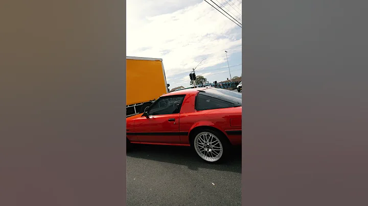 Classic 1984 Mazda RX7 Series 3 with Simmons OM-1 Silver Mirror Lip ♥️♥️  #automobile  #mazdarx7