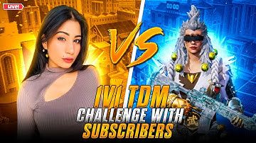 BGMI 1v1 TDM with Subscribers @Redwineislive  | #bgmi #girlgamer #bgmilive #customroom
