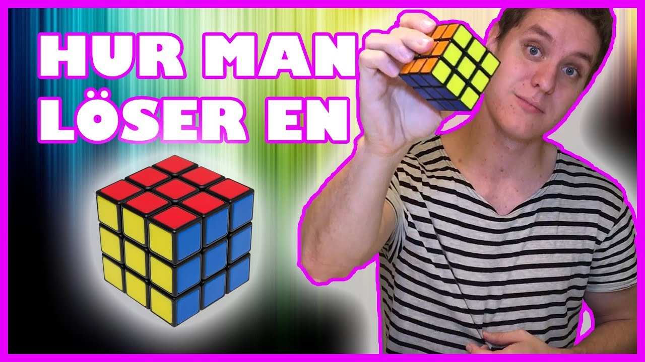 HUR MAN L SER EN RUBIKS KUB 3x3x3 SVENSKA TommyLjung YouTube