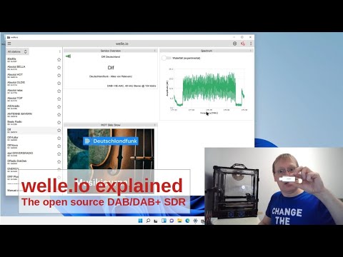 Showing welle.io a SDR to listen DAB/DAB+. - YouTube