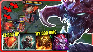 😱¡CONSIGO *30 KILLS* con +13.000 de VIDA y +112.000 de DAÑO con EL NUEVO CHO'GATH TITAN COLOSAL!