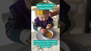 Watch this baby's first solid foods meal (BLW) screenshot 2