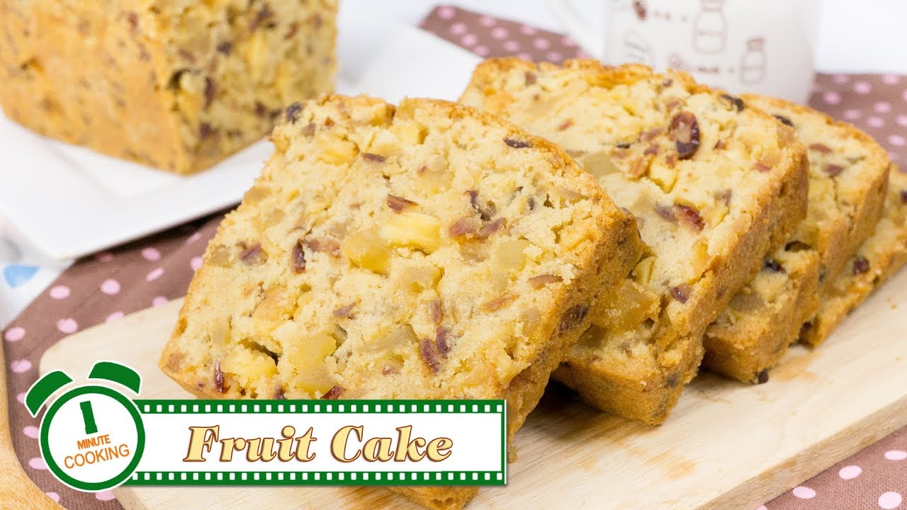 เค้กผลไม้ Fruit Cake | 1 Minute Cooking