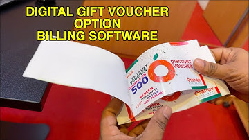 DIGITAL GIFT VOUCHER OPTION BILLING SOFTWARE - RAINTECH POS BILLING SOFTWARE