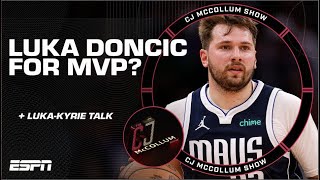 Luka Doncic is 1B for NBA MVP - CJ McCollum | CJ McCollum Show