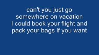 simple plan - vacation lyrics