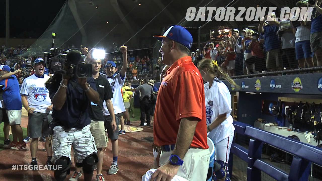 ufr Florida Softball: National Championship On-Field Celebration