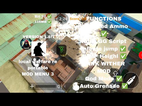 NEW Local Warfare Re Portable 1 8f7 Mod Menu LOCAL