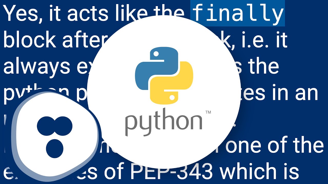 In Python, if I return inside a