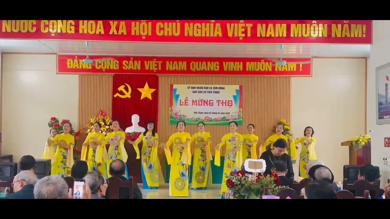 Chúc thọ song thân.CLB Người cao tuổi khu 6 Hưng Hóa.xã: Tam Nông .Tỉnh : Phú Thọ