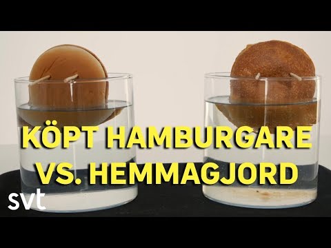 Skillnaden mellan köpta hamburgare & hemmagjorda