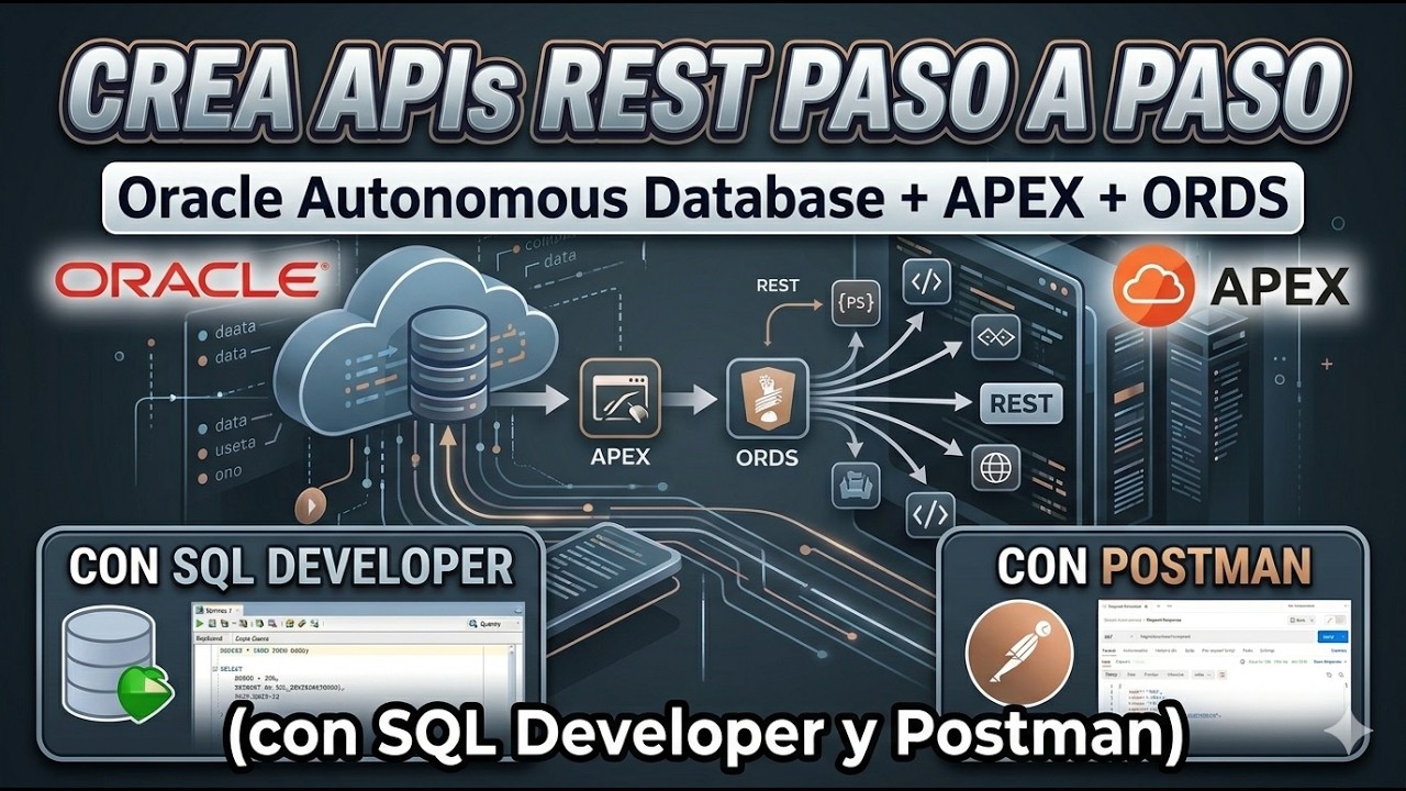 Oracle Autonomous Database + APEX + ORDS | Crea APIs REST paso a paso ...