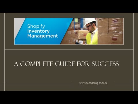 Shopify Inventory Management: A Complete Guide for Success - YouTube