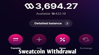 How to withdraw Sweatcoin to exchange - SWEAT Wallet (Sweatcoin Wallet Tutorial) #sweatcoin screenshot 4