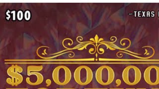 $100 Texas lottery ticket 🎫 big win 🥇 $5,000,000 Fortune