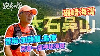 【旅跑】磯崎海灣，大石鼻山｜壯闊巨岩矗立海岸，帶你去找神秘海堤\/ 磯崎昔稱 加路蘭\/龜庵