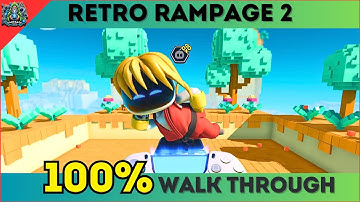 Astro Bot - Retro Rampage 2 - 100% Walkthrough (All Bots)
