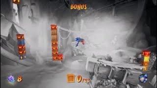 Crash Bandicoot 4-Thar He Blows!-All boxes and Gems-Perfect Relic-N.Verted