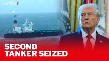 Watch the moment US forces intercept SECOND oil tanker as Trump BLOCKADE intensifies