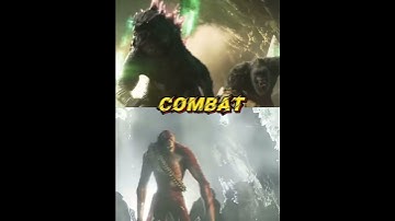 Godzilla and Kong Vs Shimo and Skar King.              #godzillaxkongthenewempire #shimo #vs