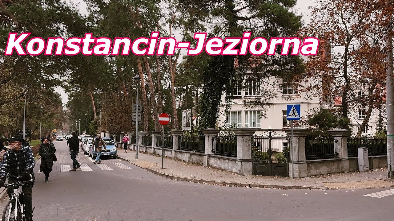 Як живуть  Поляки? місто Конста́нцин-Єзьо́рна, Konstancin-Jeziorna 18000 населення.