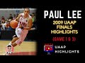 Paul lee 2009 uaap finals highlights vs ateneo game 1  3  martv