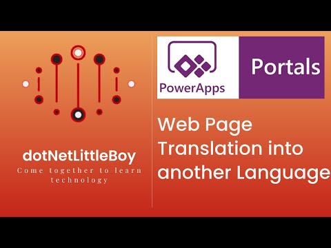 Power App Portal | Language Translation of Web Page and Web Template | Microsoft Dynamics 365