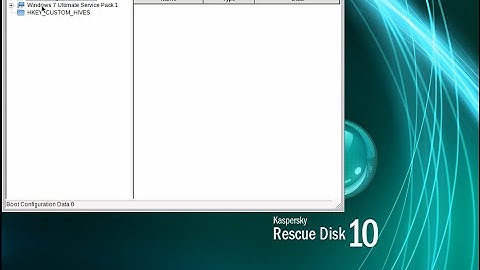 How Remove Malware with Kaspersky Rescue Disk Part 2