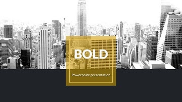 BOLD   Powerpoint Presentation Template