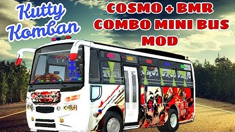 Cosmo + Bmr Cowl Mini Bus Mod | Bussid | Pappans Game