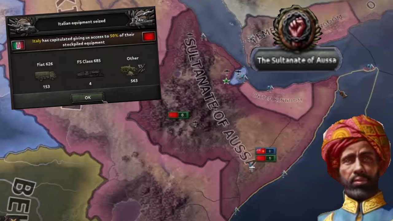 Stopping Italy as the Giggachad sultan (Hoi4 By Blood Alone) YouTube