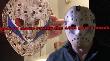 How to make a Friday the 13th part 5 mask