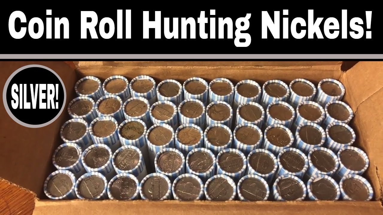 Coin Roll Hunting Nickels Silver Score! YouTube