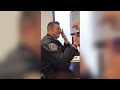 Cop can’t hold back his tears when he receives a call from his daughter during his birthday
