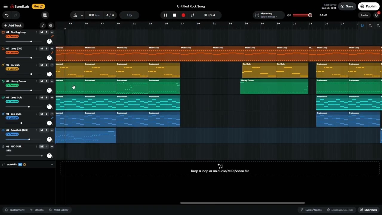 Creating a Song on Bandlab | SHOWCASE