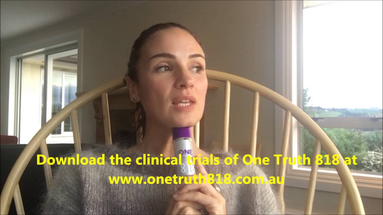 Actor Katherine Kennard talks about her year using One Truth 818 Anti Ageing Skin Serum YouTube