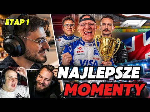 GRAND PRIX STREAMERÓW (ETAP 1) NAJLEPSZE MOMENTY - GOODIEZ REAKCJA