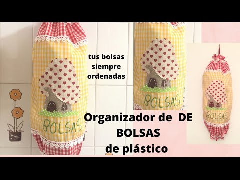 Como hacer un Organizador de bolsas de plástico 