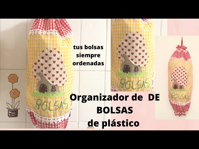 Dispensador de bolsas de plástico en tela! Organización ! #reciclaje  #principiantes