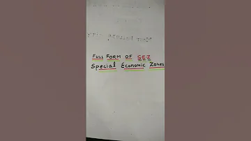 Full Form Of S E Z Short Video 